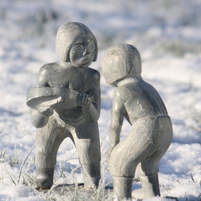 эскимоская скульптура